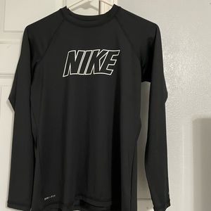 Nike Dri Fit Long Sleeve Black Shirt Size Medium
